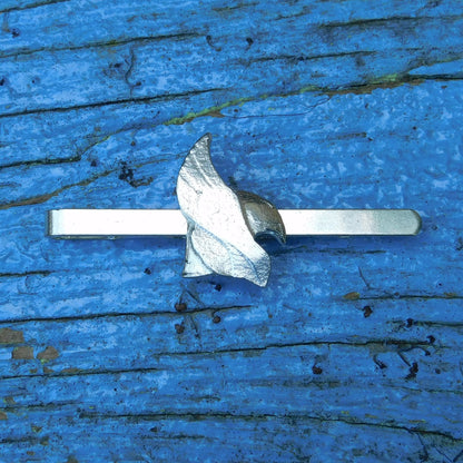 Thors Helmet Tie Clip, Thors Helmet Tie Slide, Thor Jewellery, Handmade in Fine Pewter by William Sturt