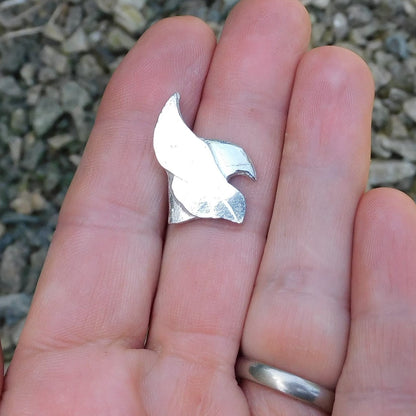 Thors Hammer Lapel Pin, Thors Hammer Pin, Thor Jewellery, Handmade in Fine Pewter by William Sturt