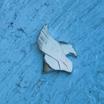 Thors Hammer Lapel Pin, Thors Hammer Pin, Thor Jewellery, Handmade in Fine Pewter by William Sturt
