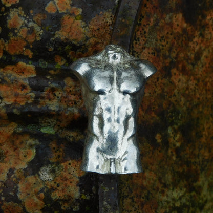 Miniature Nude Figurine, Hand Cast in Fine Pewter, by William Sturt
