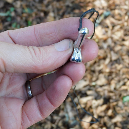 Penis Pendant, Erotic Necklace, Erotic Gifts, Handmade, in Fine Pewter, by William Sturt