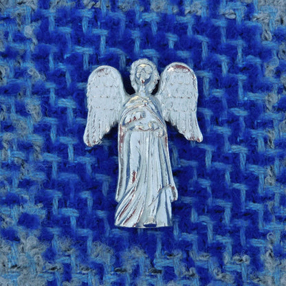 Guardian angel statuette, handmade in Fine Pewter by William Sturt
