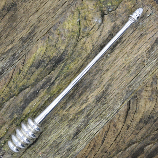 Acorn Honey Dipper, Wedding Gift,  Handcast, In Fine Pewter, By William Sturt