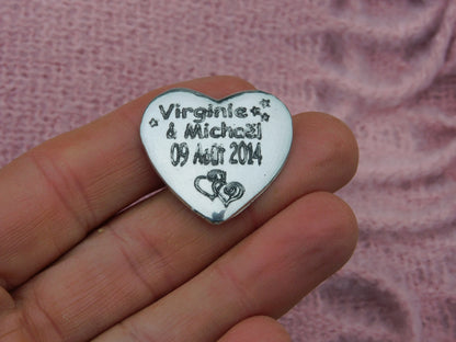 I Thank My Lucky Stars For You, love you gift Pocket Token, Pocket Heart, Handmade, in Finest Pewter, by William Sturt