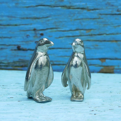 Pewter Penguin Pebble Gift, Choose Your Special Stone, William Sturt Fine Pewter