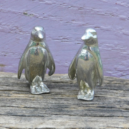 Pewter Penguin Pebble Gift, Choose Your Special Stone, William Sturt Fine Pewter