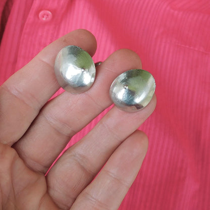 Adult Novelty Cufflinks (Single Breast Design), Handcast Pewter Cufflinks, Polished Finish