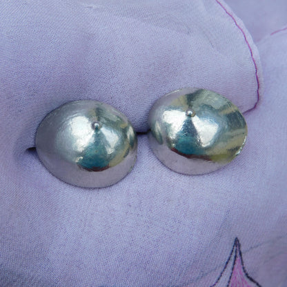 Adult Novelty Cufflinks (Single Breast Design), Handcast Pewter Cufflinks, Polished Finish