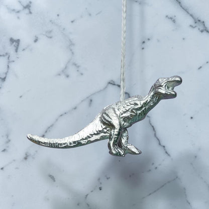 T-Rex Light Pull, Handcast Pewter, Polished Finish
