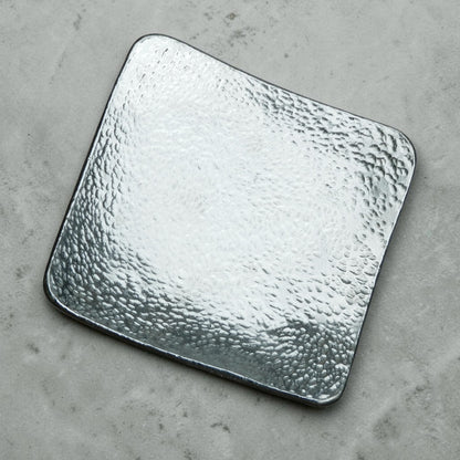 Hammered Pewter Keepsake Dish (Square)