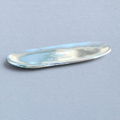 Personalised 10th Anniversary Pewter Keepsake Dish, Oval Design