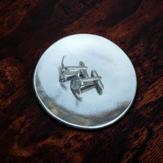 Round Pewter Keepsake Dish