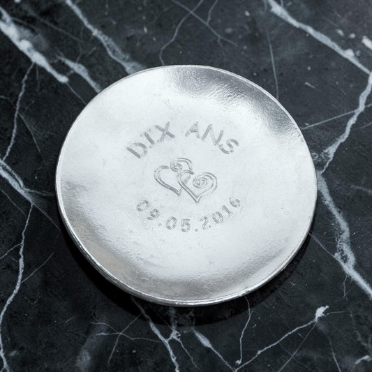 Personalised Pewter Keepsake Dish