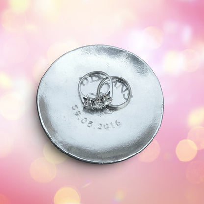Personalised Pewter Keepsake Dish