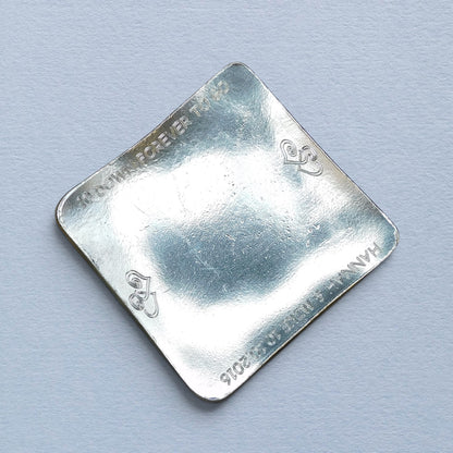 Personalised 10th Anniversary Pewter Keepsake Dish, Square Design, Handmade by William Sturt (Copy)
