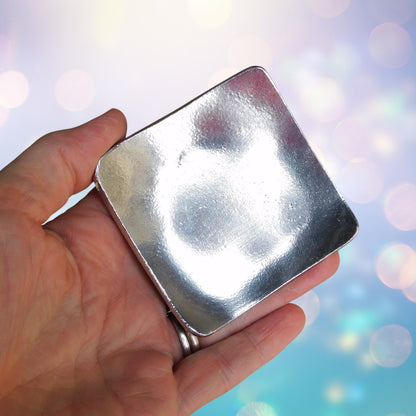 Pewter Keepsake Dish (Square Design), Handmade by William Sturt