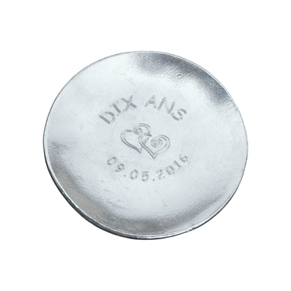 Personalised Pewter Keepsake Dish