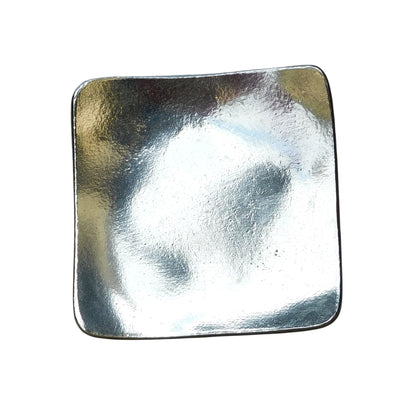 Pewter Keepsake Dish (Square Design), Handmade by William Sturt