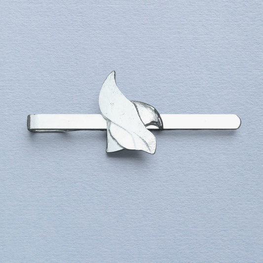 Thors Helmet Tie Clip, Thors Helmet Tie Slide, Thor Jewellery, Handmade in Fine Pewter by William Sturt