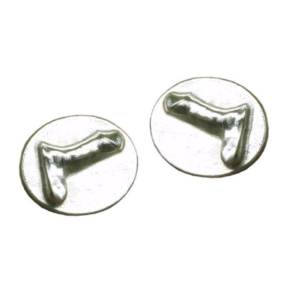 Adult Novelty Cufflinks (Phallic Design), Handcast Pewter Cufflinks, Polished Finish